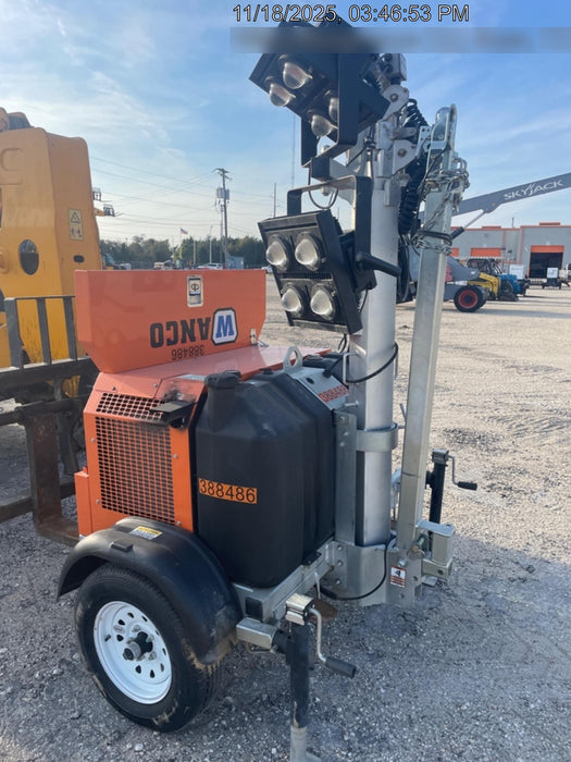 2024 Wanco WLTT-4MM4K Diesel, Deep Sea Controller, Shore Power Plug, Auto Start, (4) 350W LED Floodlights, 4kW Generator, 60 Gal Fuel Tank, 2" Ball, T3