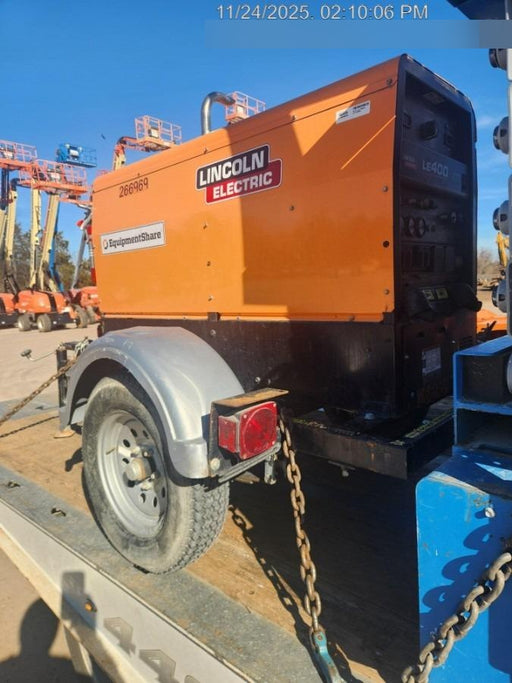 2022 Lincoln Electric LE400 Kubota V1505, Trlr, Cable Rack, Light Kit, ES Decals, T3