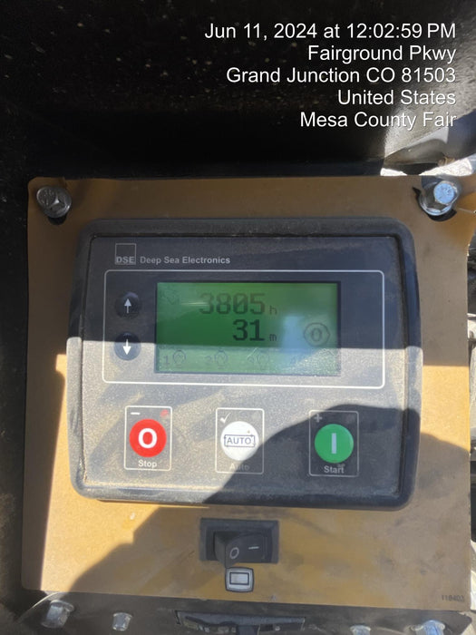 2022 Allmand NLV3GR (4) LED Light Fixture 350W, 23' Vertical Mast, 3kW Prime, Towable, ES Decals, T3