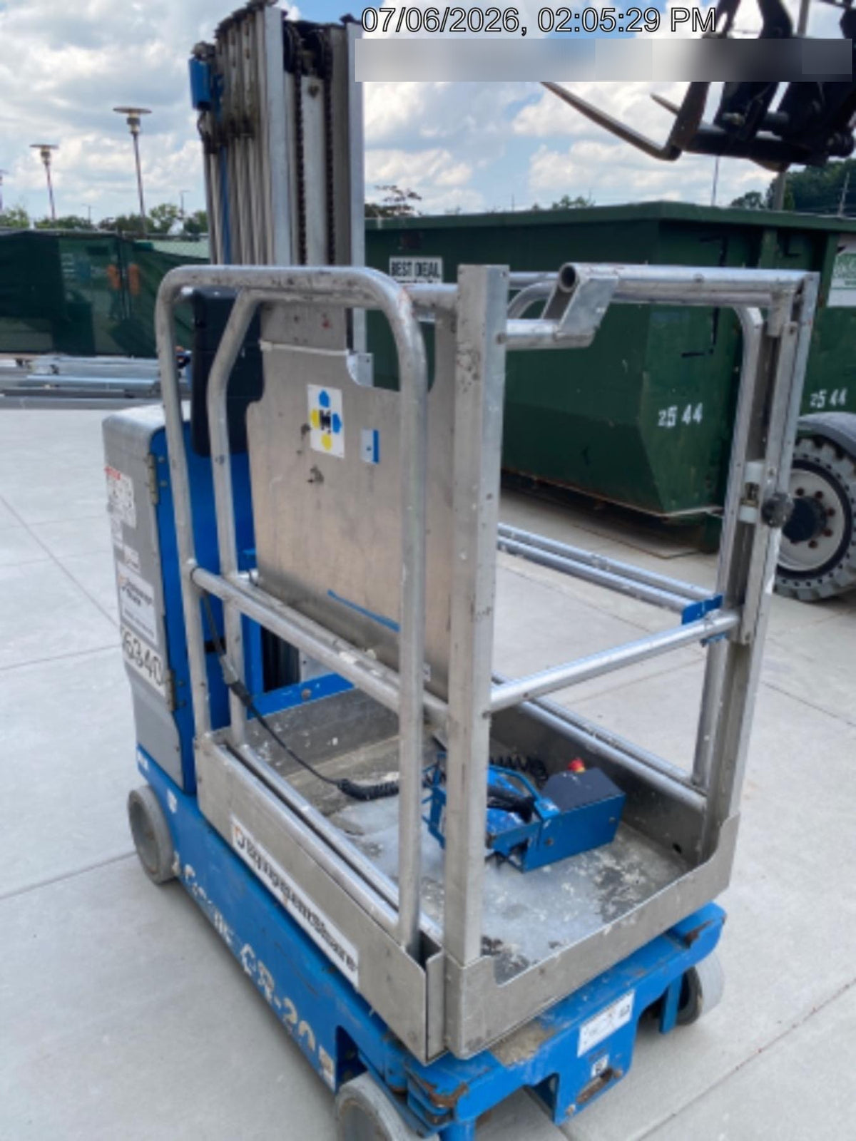 2019 GENIE GR-20