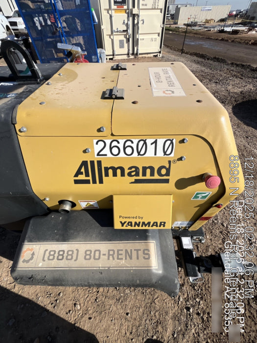 2022 Allmand NLV3GR (4) LED Light Fixture 350W, 23' Vertical Mast, 3kW Prime, Towable, ES Decals, T3