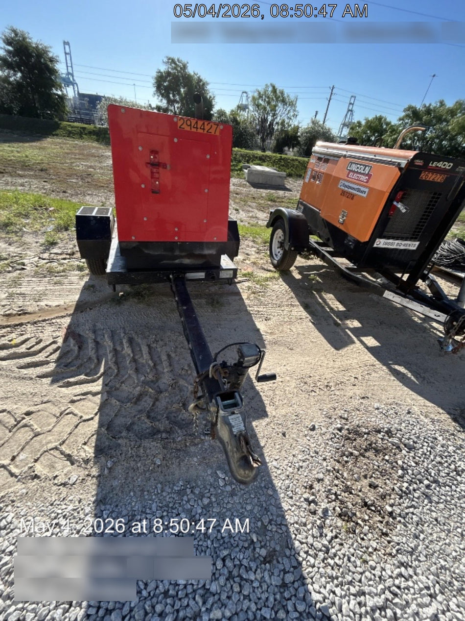 2023 Shindaiwa DGW400MDL Kubota D902 Engine, 23 HP, Dual Op Welder, Wire, Arc, Droop Stick, Tig, and CC Stick Functionality, Simulphase, 3 Phase and 1 Phase Gen Output, Single Axle NB Trlr, Slr Trckl Chrg 12V 12W, Fire Ext