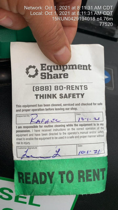 Allmand NLV3GR 3kW Light Plant - LED