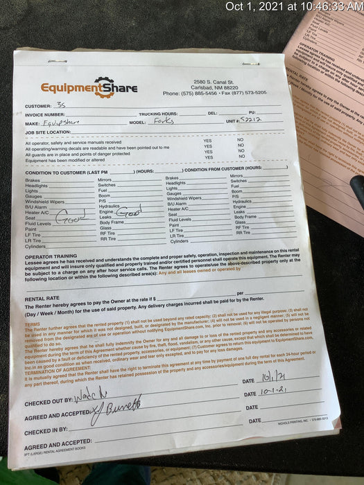 2021 PALADIN 48" Pallet Forks - Paladin