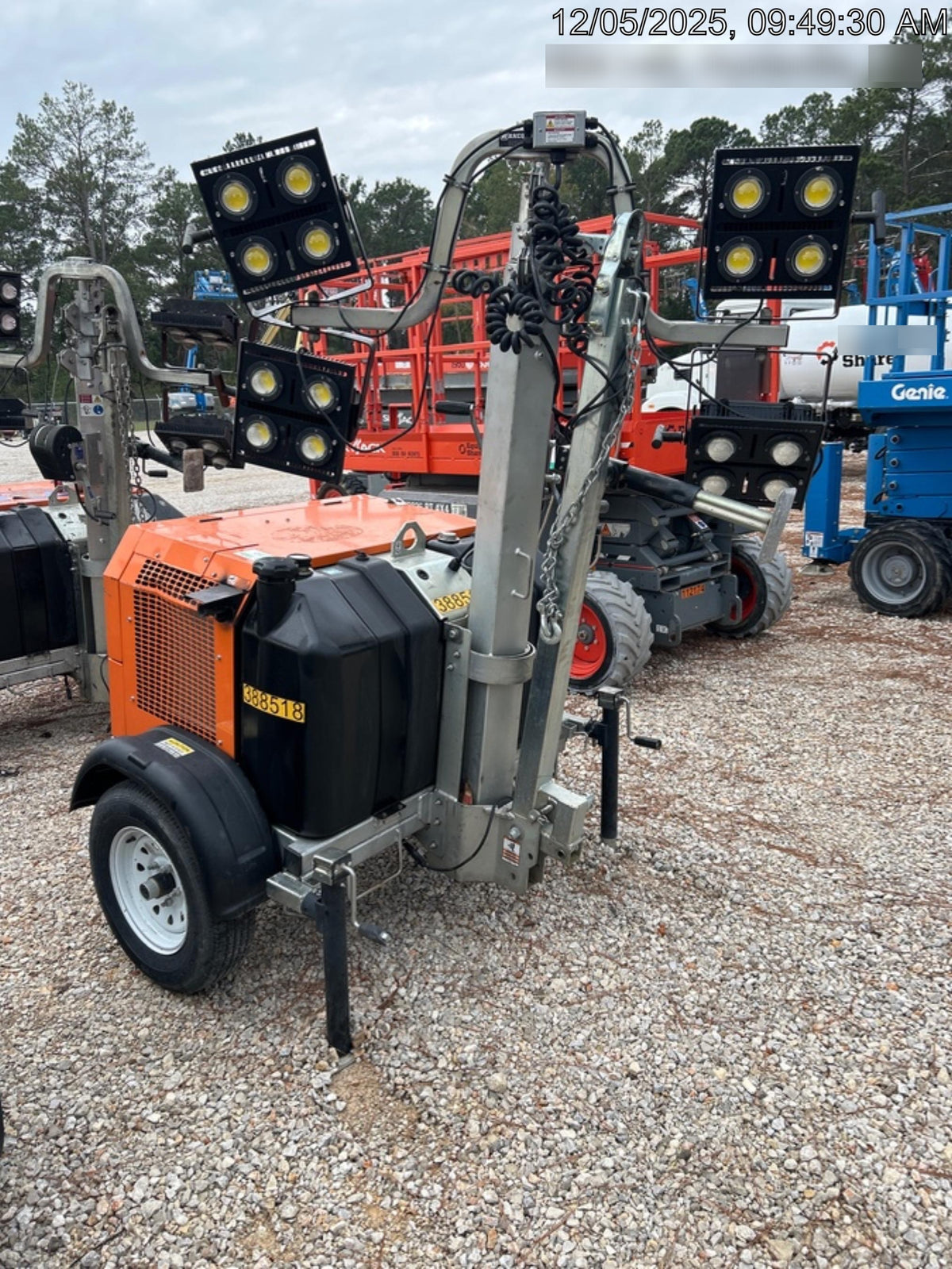 2024 Wanco WLTT-4MM4K Diesel, Deep Sea Controller, Shore Power Plug, Auto Start, (4) 350W LED Floodlights, 4kW Generator, 60 Gal Fuel Tank, 2" Ball, T3