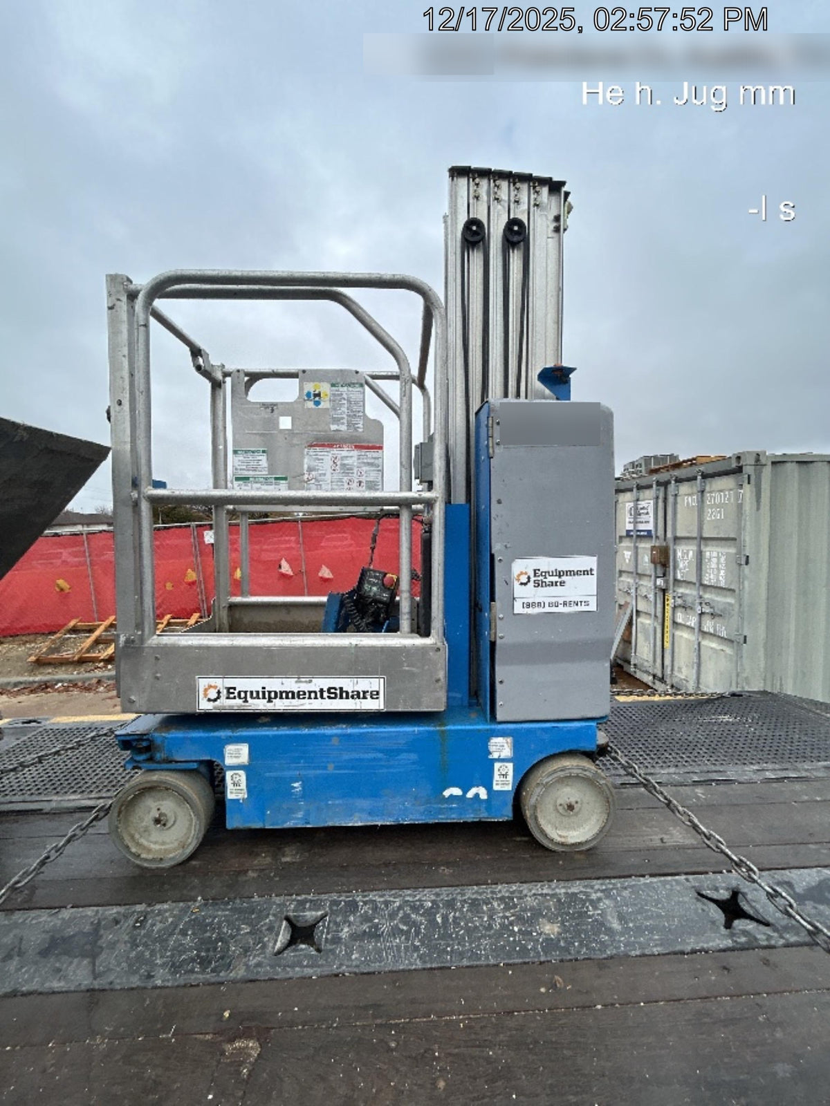 2019 GENIE GR-20