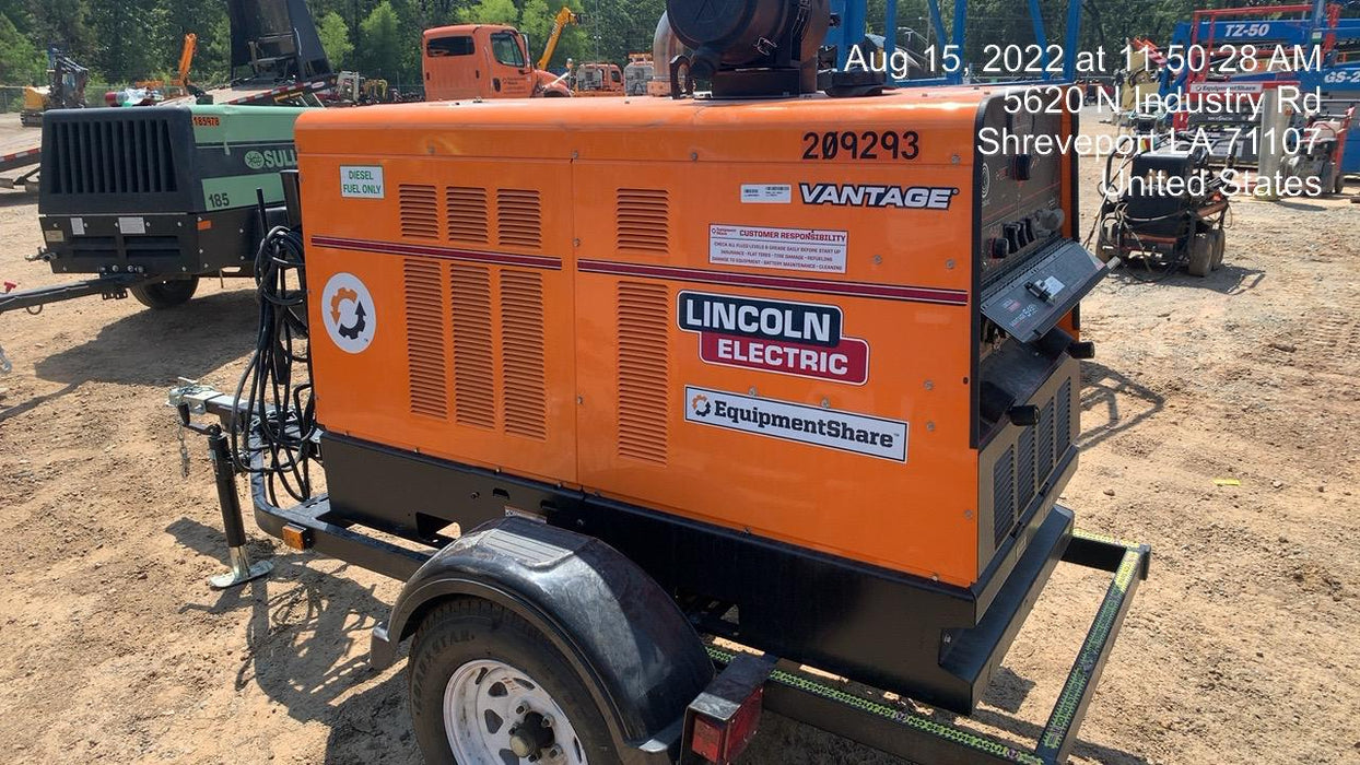 2022 Lincoln Electric Vantage 549X VANTAGE 549X READY-PAK 3