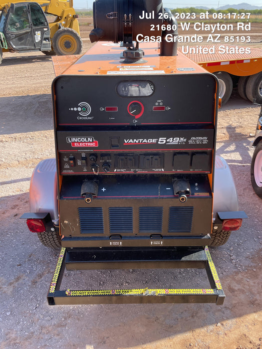 2023 Lincoln Electric Vantage 549X Crosslink Technology, Trailer Mounted, ES Decals, T3