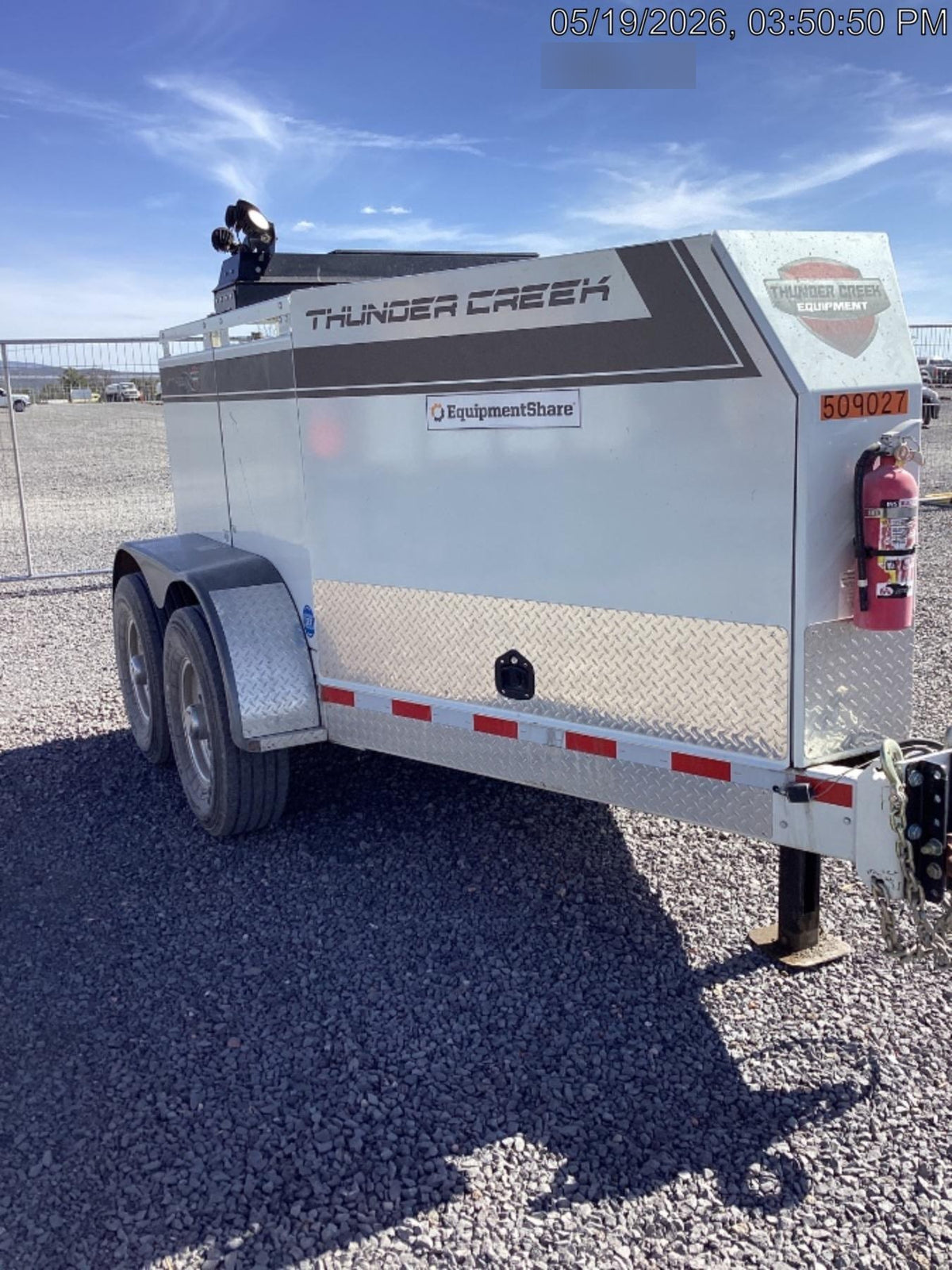 2023 THUNDER CREEK MTT460 Fuel Trailer
