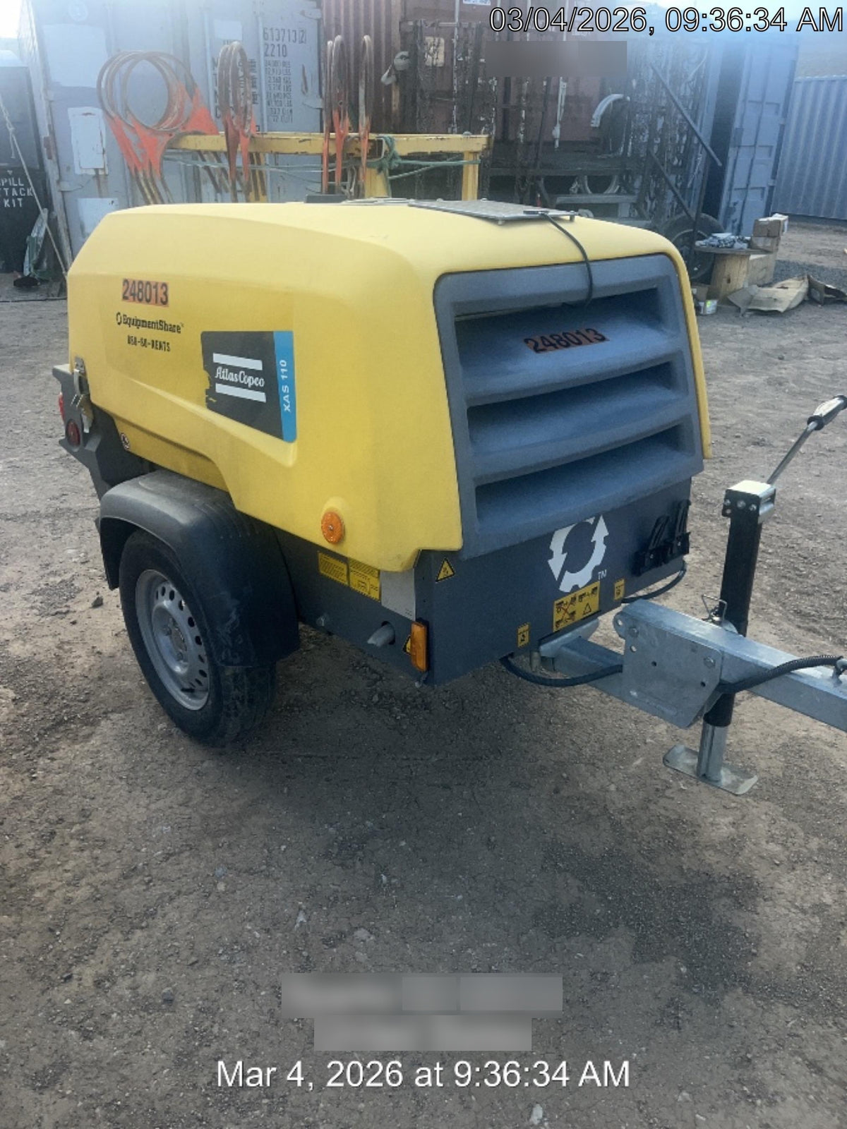 2022 ATLAS COPCO XAS 110