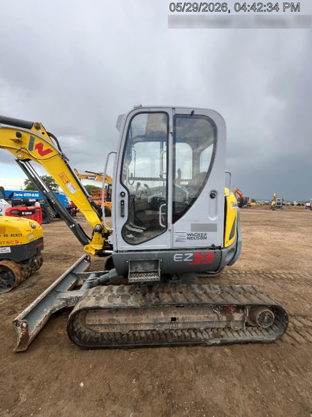 2019 Wacker Neuson EZ53 WACKER NEUSON EZ53 12K Excavator, TRK,LGD,CAB,PC