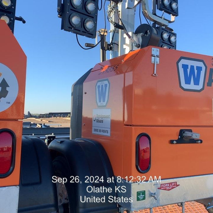 2024 Wanco WLTT-4MM4K Diesel, Deep Sea Controller, Shore Power Plug, Auto Start, (4) 350W LED Floodlights, 4kW Generator, 60 Gal Fuel Tank, 2" Ball, T3