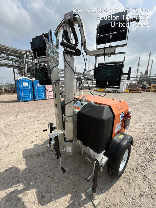 2024 Wanco WLTT-4MM4K Diesel, Deep Sea Controller, Shore Power Plug, Auto Start, (4) 350W LED Floodlights, 4kW Generator, 60 Gal Fuel Tank, 2" Ball, T3