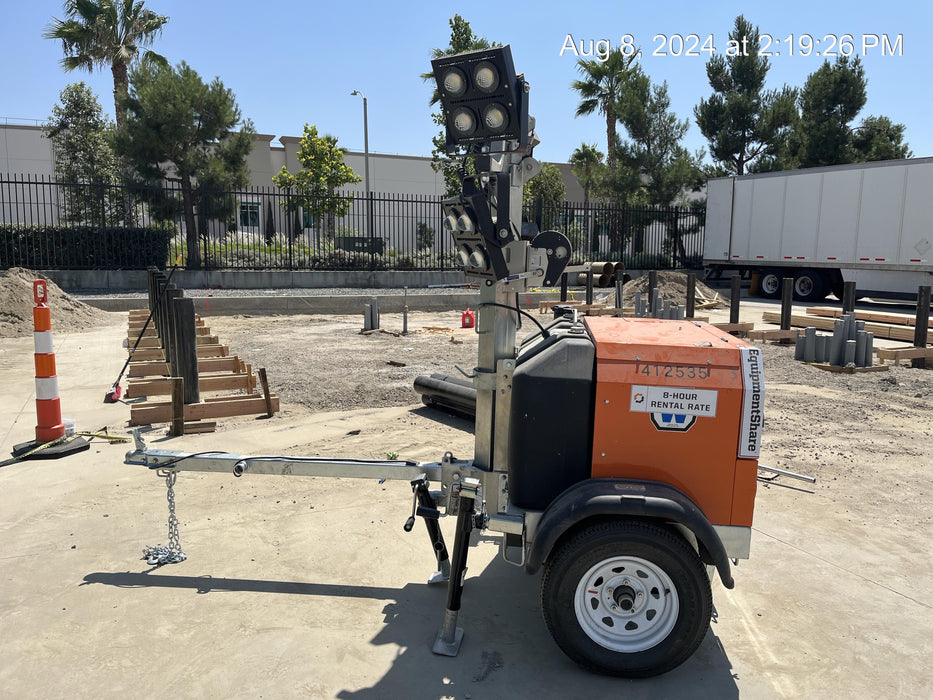 2024 Wanco WLTT-4MM4K Diesel, Deep Sea Controller, Shore Power Plug, Auto Start, (4) 350W LED Floodlights, 4kW Generator, 60 Gal Fuel Tank, 2" Ball, T3