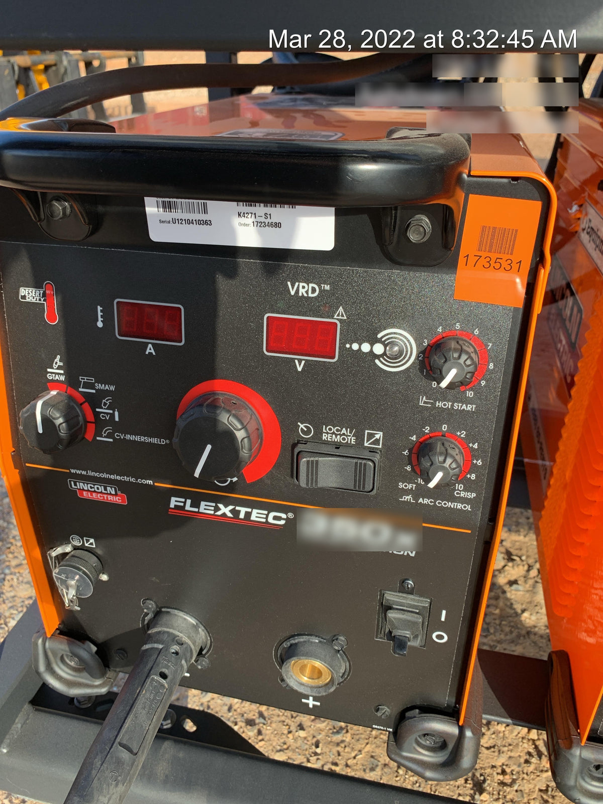 2021 LINCOLN ELECTRIC FLEXTEC 350X