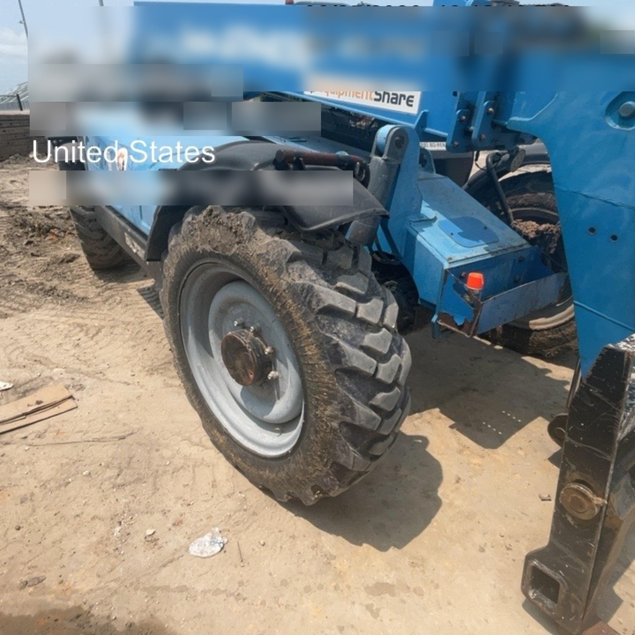 2018 Genie GTH-636 Genie GTH-636 w/Open ROPS, Solid Tires, Work Light/Beacon, 48" Carriage and Forks