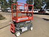 2020 Skyjack SJIII-3219 Solid NM Tires, Half height spring hinged entry gate, Dual Beacons, 800W Inverter