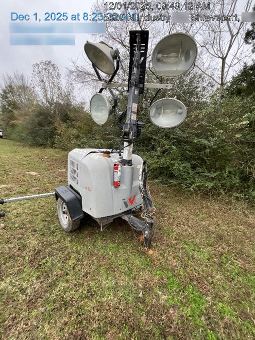 2019 Wacker Neuson LTV6L-MH Mobile Light Tower w/Fuel Level Sensor Installed