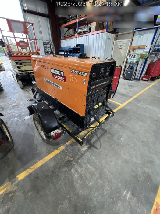 2021 Lincoln Electric Vantage 322 Vantage 322 Ready Pak 3 w/ Decals, ORANGE (includes trailer, cable rack, fender light kit) NO Telematics