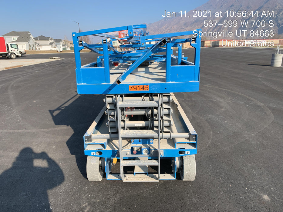 2019 Genie GS-2646 folding rails with full height swing gate