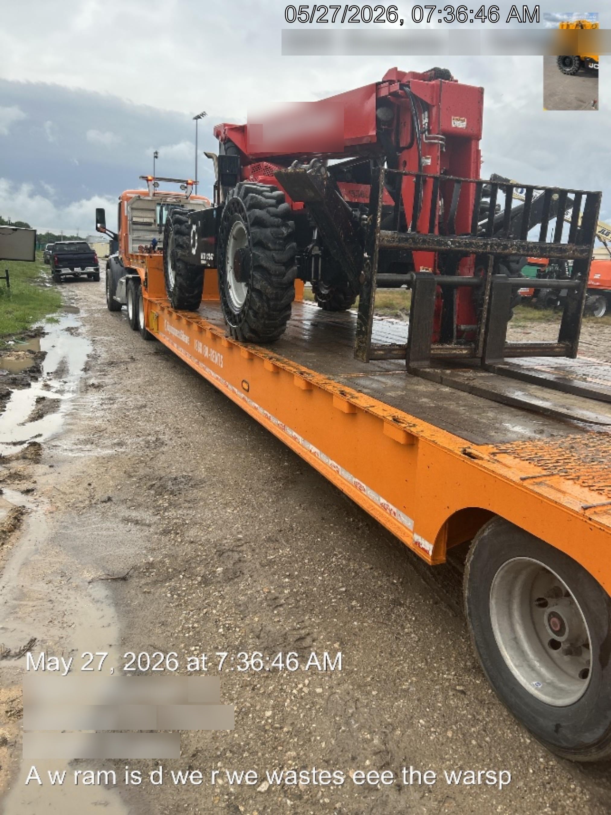 2019 Manitou 12042 Canopy, 120 HP , Solid Tires, Work Lights, Lift Hook, Auxiliary Hydraulics 66" Carriage and 60" Forks