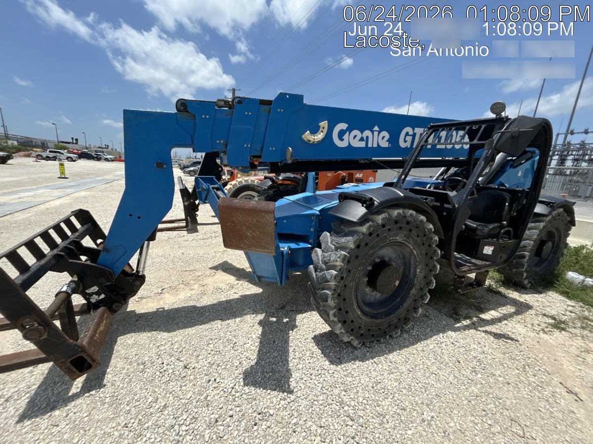 2017 Genie GTH-1056 Genie GTH1056, Solid Tires, 60" carriage, Open ROPS