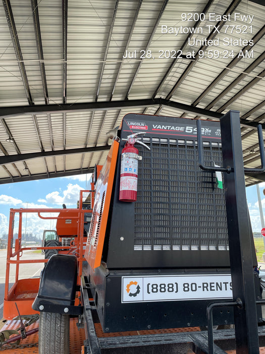 2021 Lincoln Electric Vantage 549X Ready Pak 3, ORANGE (includes trailer, cable rack, fender light kit)