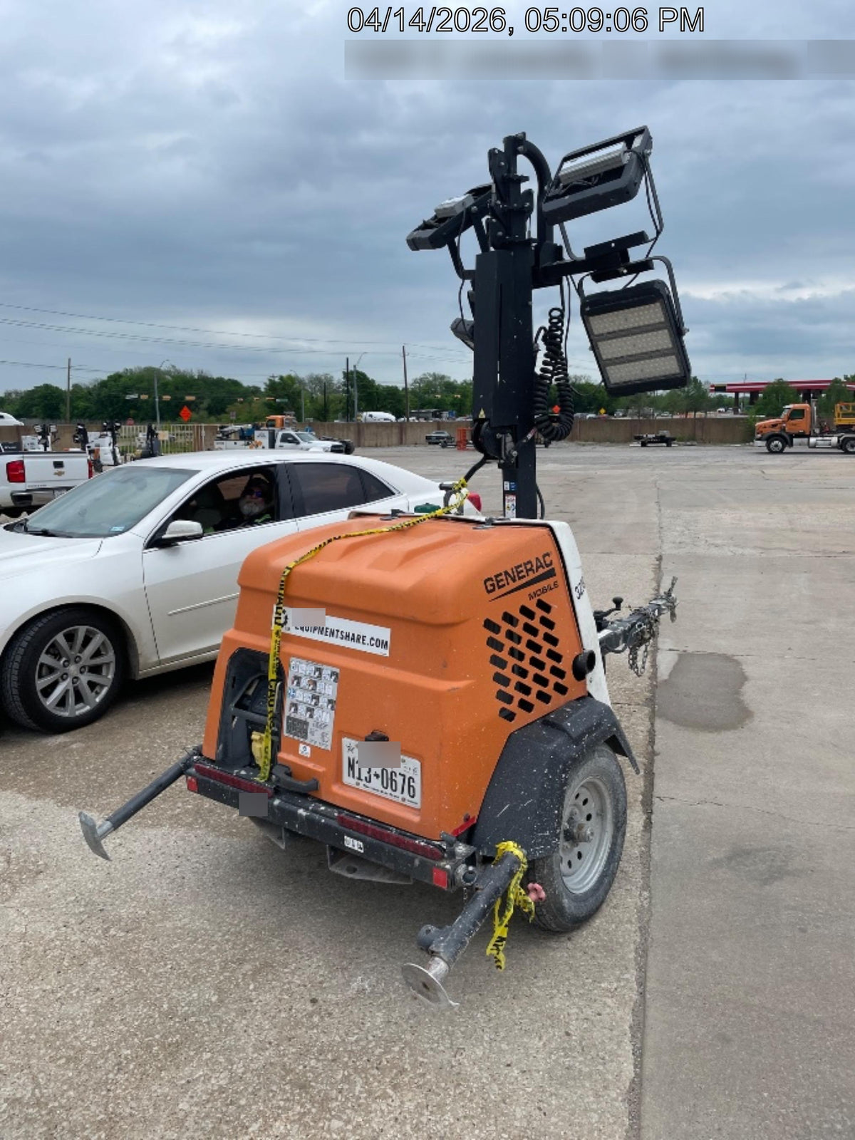 2023 Generac MLT2 Diesel, Flex Switch 120V Input, Powerzone Controller, (4) 320W LED Lights, 4kW Generator, 39.9 Gal Fuel Tank, 2" Ball, T3
