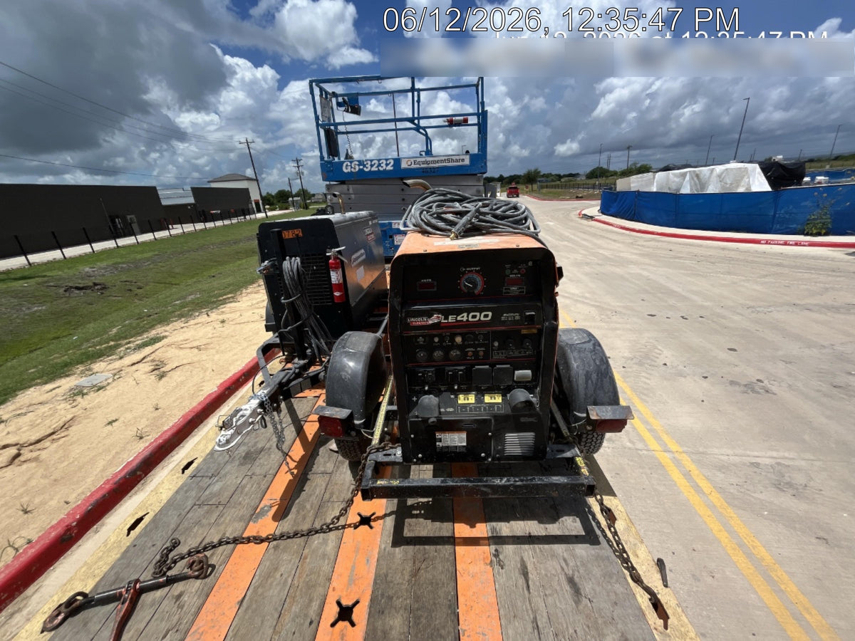 2022 Lincoln Electric LE400 Kubota V1505, Trlr, Cable Rack, Light Kit, ES Decals, T3