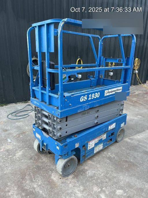2020 Genie GS-1930 Solid Non Marking Tires, Beacon, Folding rails with half height swing gate