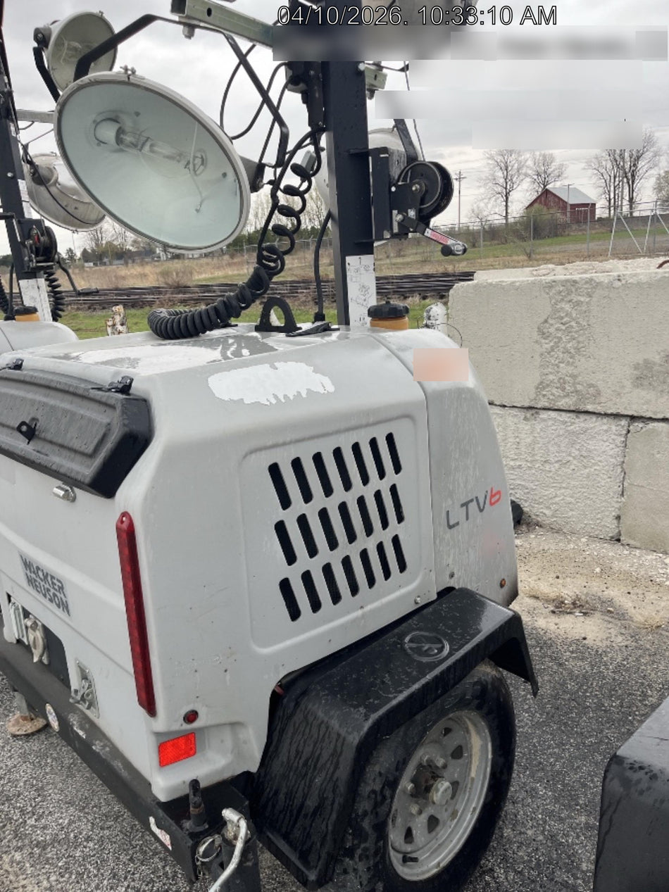 2019 Wacker Neuson LTV6L-MH Wacker Neuson LTV6L Mobile Light Tower w/Fuel Level Sensor Installed