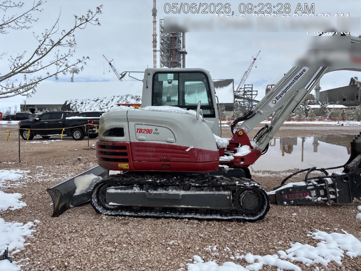 2020 Takeuchi TB290C Cab/Heat/Air, Rubber Tracks, Manual TAG QC