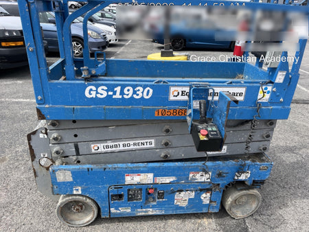 2020 Genie GS-1930 Solid Non Marking Tires, Beacon, Folding rails with half height swing gate