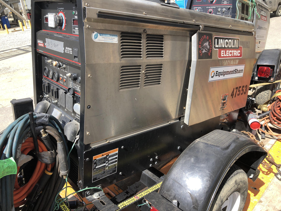 2019 Lincoln Electric Vantage 322 Ready-Pak 3, Two Wheel Trailer, Fender and Light Kit, Cable Rack