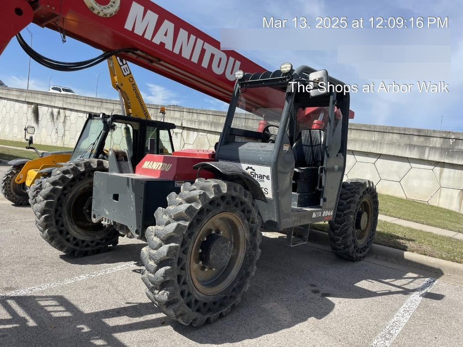 2019 Manitou MTA8044 MTA 8044 - 74 HP T4, Canopy, Worklights/Strobe, Beacon, 66" Carriage, 48" Forks, Solid Tires, Lift Hook, Aux Hydraulics
