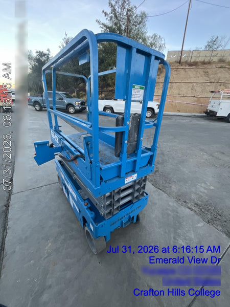 2019 Genie GS-1930 Fixed rails with chain Entry