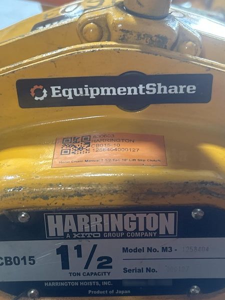2026 HARRINGTON CB015-10