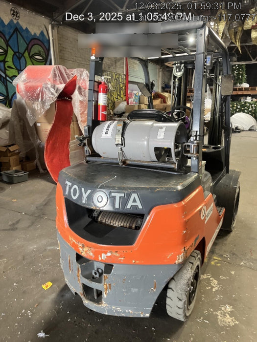 2022 TOYOTA 8FGU25 LP w/ Scale