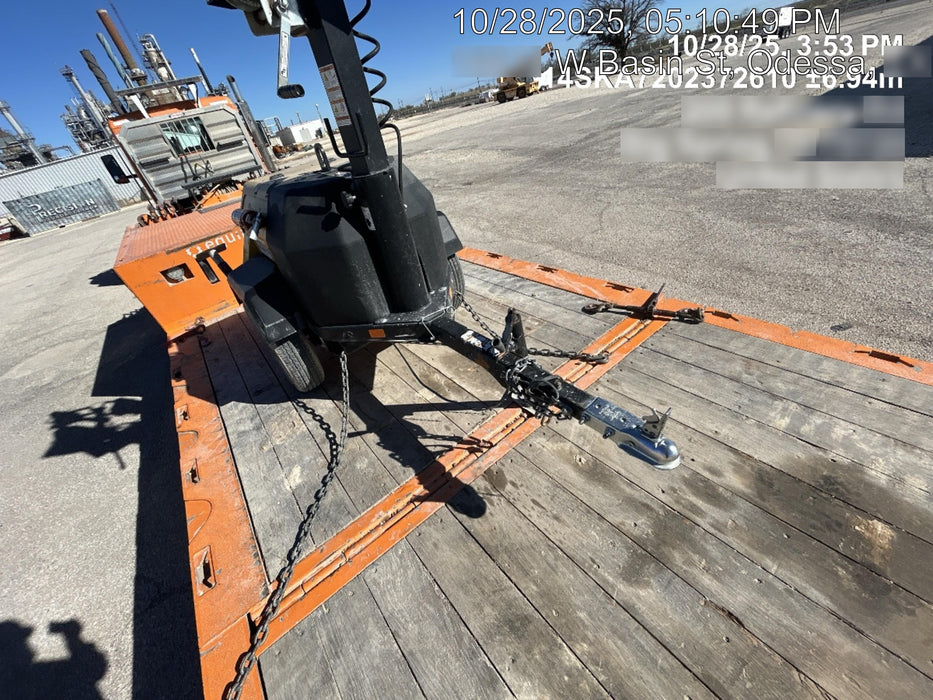 2022 Allmand NLV3GR (4) LED Light Fixture 350W, 23' Vertical Mast, 3kW Prime, Towable, Deep Sea L401, Leveling Jacks, Yanmar T4F 5.8hp