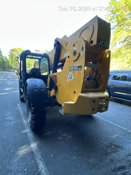 2020 JCB 510-56 Canopy, Solid Tires, Work Lights, Beacon, Aux Hydraulics, Back up Alarm, Lifting Eye, ES Decals