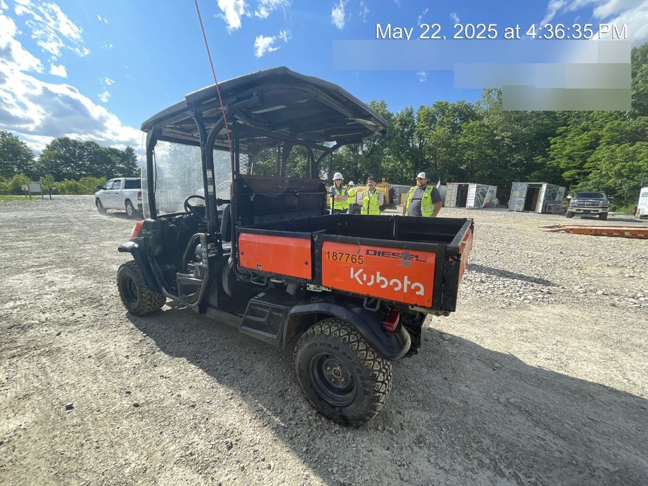 2022 Kubota RTV-X1140W-H Plastic Canopy, Windshield Acrylic Clear, LED Strobe Light, Wire Harness Kit, Back up Alarm