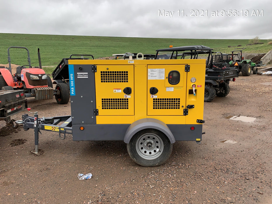 2020 ATLAS COPCO PAS 100 HF CS Enclosed