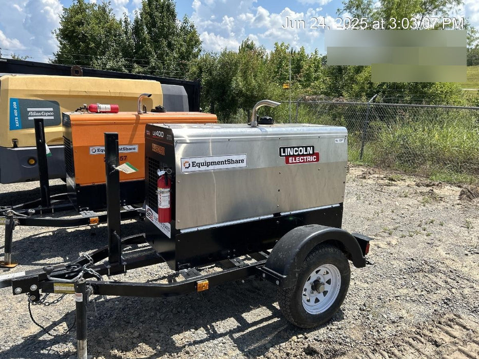 2024 Lincoln Electric LE400 Kubota V1505, Trlr, Cable Rack, Light Kit, ES Decals, T3