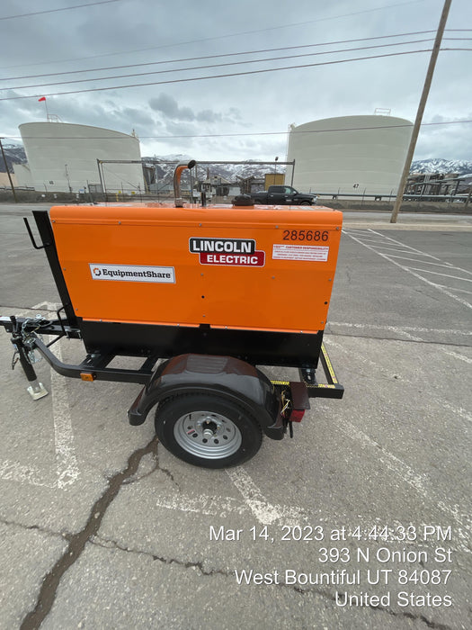 2022 Lincoln Electric LE400 Kubota V1505, Trlr, Cable Rack, Light Kit, ES Decals, T3