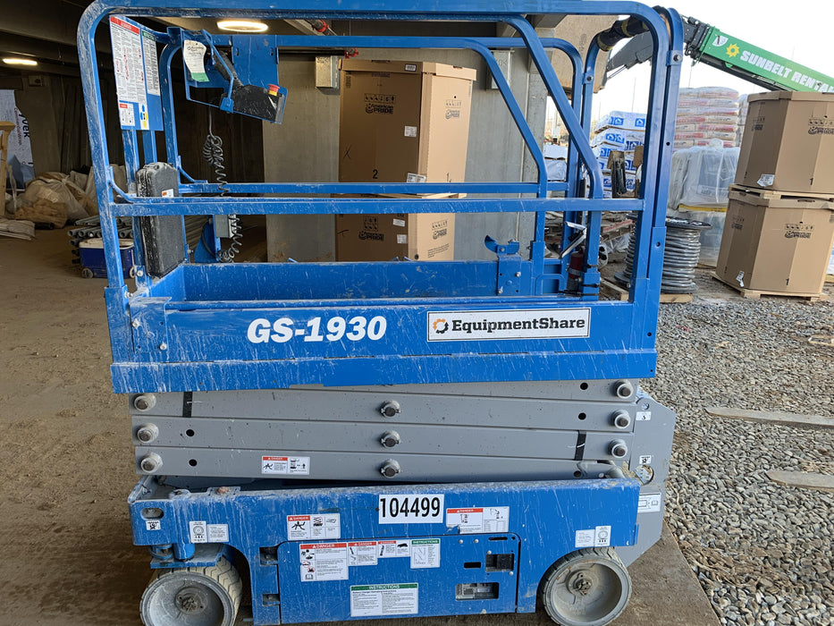 2020 Genie GS-1930 Fixed rails with chain entry gate - Pre A92.20