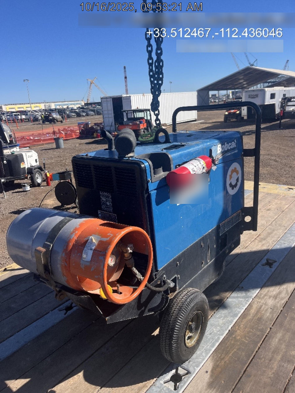 2019 Miller Electric BOBCAT 250 LP/Propane, Running Gear, Tank Bracket, Hose