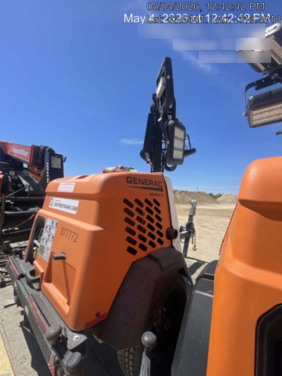 2023 Generac MLT2 Diesel, Flex Switch 120V Input, Powerzone Controller, 
(4) 320W LED Lights, 4kW Generator, 39.9 Gal Fuel Tank, 2" Ball, T3