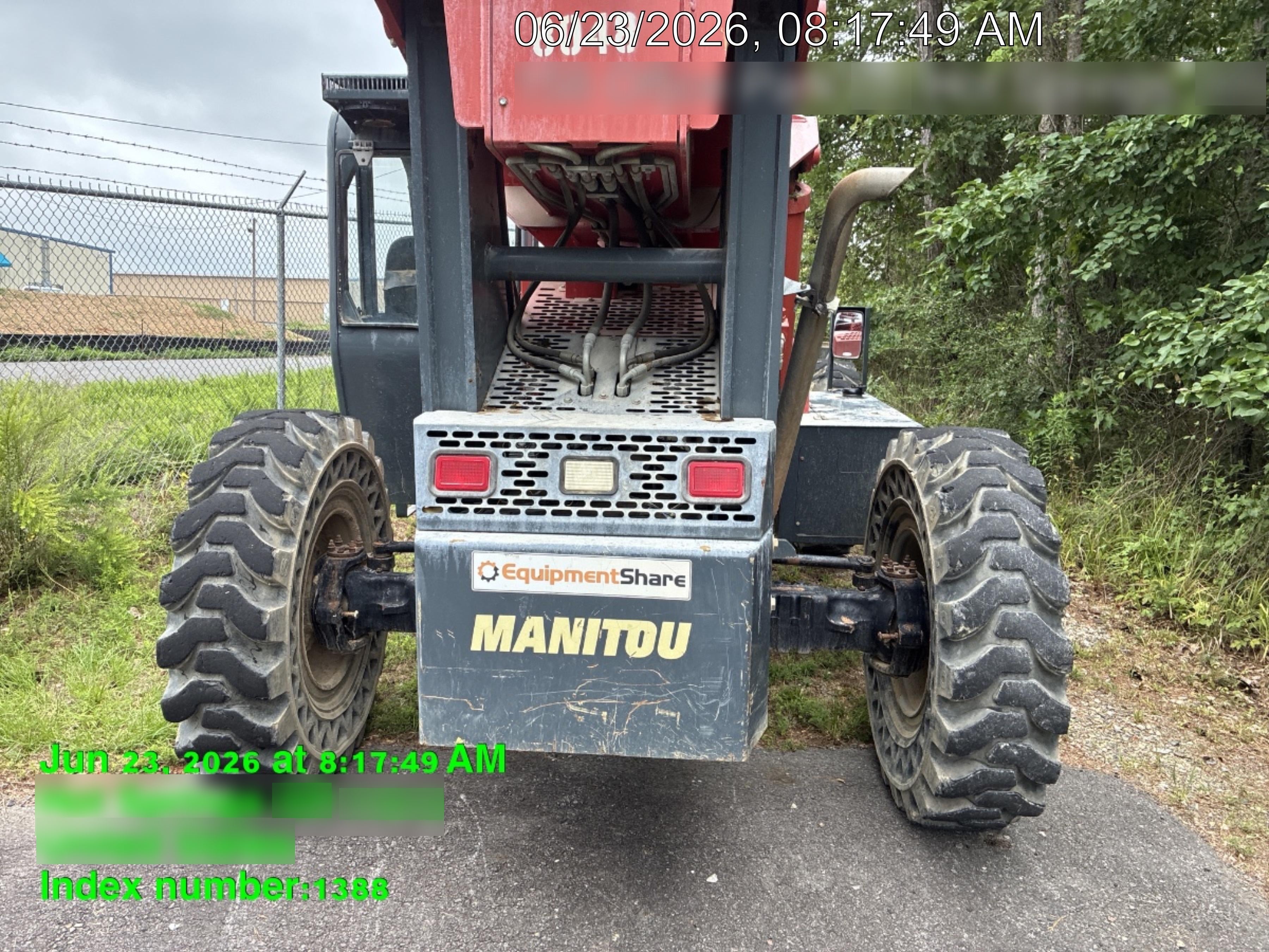 2018 Manitou MTA10055 Manitou MTA 10055 w/Open ROPS, Work Lights/Strobe, Aux Hyd, Solid Tires, Lift Hook, 66" Carriage, 60" Forks