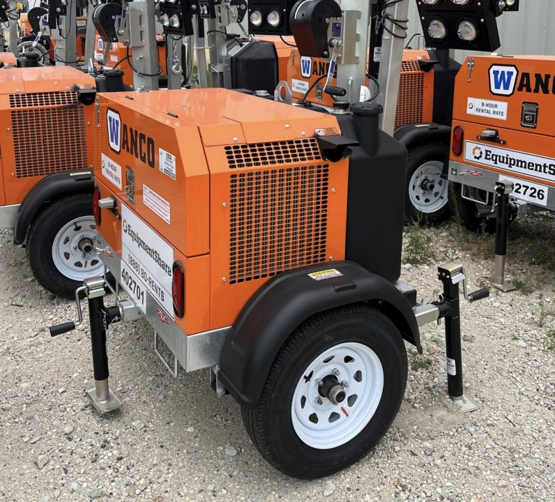 2024 Wanco WLTT-4MM4K Diesel, Deep Sea Controller, Shore Power Plug, Auto Start, (4) 350W LED Floodlights, 4kW Generator, 60 Gal Fuel Tank, 2" Ball, T3