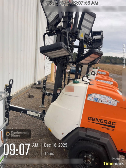 2024 Generac MLT6SKDS-STD4 ELEC WINCH Diesel, Electric Winch Mast, Powerzone Controller, (4) 320W LED Lights, 4kW Generator, 39.9 Gal Fuel Tank, 2" Ball, T3